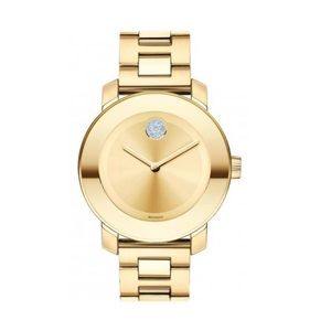 MOVADO Women's Evolution Swiss Bold. Gold Ion-Plated Stainless Steel Bracelet
